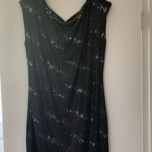 Black and Silver Dress Allen B by Allen Schwartz